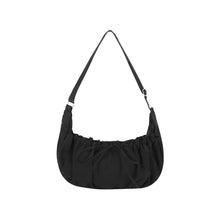 將圖片載入圖庫檢視器 MARHEN.J Plie Large 黑色蝴蝶結皺褶面 Hobo Bag