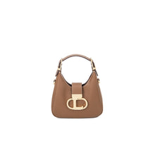 將圖片載入圖庫檢視器 LOEKA Gota S 都會知性棕色迷你馬鞍肩背包