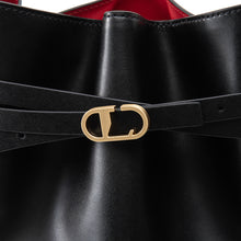 將圖片載入圖庫檢視器 LOEKA Lia 黑色簡約迷你水桶袋