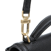 將圖片載入圖庫檢視器 LOEKA Emma 黑色方形迷你手提肩背包