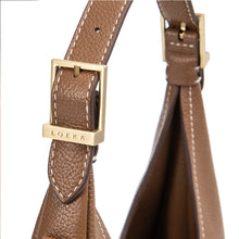 將圖片載入圖庫檢視器 LOEKA Gota M 都會知性棕色馬鞍肩背包