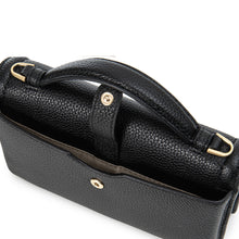 將圖片載入圖庫檢視器 LOEKA Emma 黑色方形迷你手提肩背包