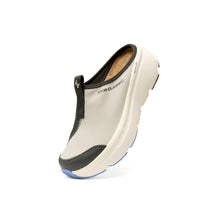 將圖片載入圖庫檢視器 AKIII CLASSIC Bumper Whale Slide 灰褐色拼接厚底穆勒鞋