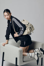 將圖片載入圖庫檢視器 MARHEN.J Scarlet 米白色尼龍束繩背包