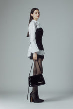 將圖片載入圖庫檢視器 MARHEN.J Elly 黑色純素皮革肩背包