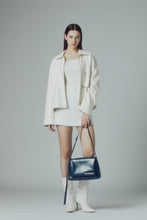 將圖片載入圖庫檢視器 MARHEN.J Elly 藍色純素皮革肩背包