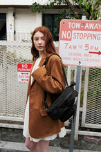 將圖片載入圖庫檢視器 MARHEN.J Mark 黑色簡約背包