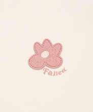 將圖片載入圖庫檢視器 FALLETT Flower Logo 粉色牛角袖T 恤