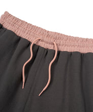 將圖片載入圖庫檢視器 FALLETT Color-Block 撞色深灰色運動短褲