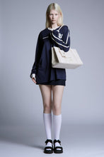 將圖片載入圖庫檢視器 MARHEN.J Lavie 米白色帆布托特包