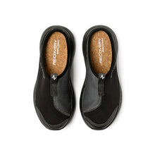 將圖片載入圖庫檢視器 AKIII CLASSIC Bumper Whale Slide 黑灰色拼接厚底穆勒鞋