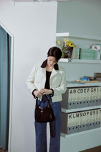 將圖片載入圖庫檢視器 LOEKA Diane 黑色兩用拼接Hobo Bag