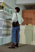 將圖片載入圖庫檢視器 LOEKA Diane 黑色兩用拼接Hobo Bag