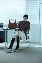 將圖片載入圖庫檢視器 LOEKA Diane 棕色兩用拼接 Hobo Bag