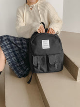 將圖片載入圖庫檢視器 MARHEN.J Mark Large 黑色簡約背包