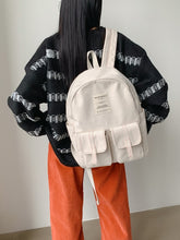 將圖片載入圖庫檢視器 MARHEN.J Mark Large 米白色簡約背包