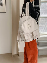 將圖片載入圖庫檢視器 MARHEN.J Mark Large 米白色簡約背包