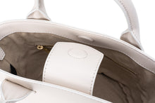 將圖片載入圖庫檢視器 LOEKA Marqueta S 優雅奶油色牛皮水桶小包