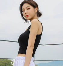 將圖片載入圖庫檢視器 CONCHWEAR 簡約羅紋削肩背心 4色
