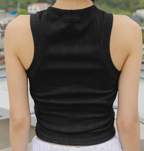 將圖片載入圖庫檢視器 CONCHWEAR 簡約羅紋削肩背心 4色