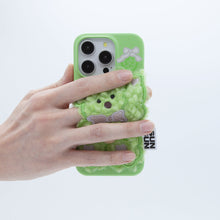 將圖片載入圖庫檢視器 SECOND UNIQUE NAME 甜瓜綠小熊絨毛手機殼