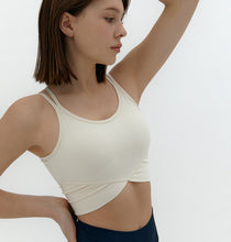 將圖片載入圖庫檢視器 CONCHWEAR 極簡美背交叉運動內衣 8色