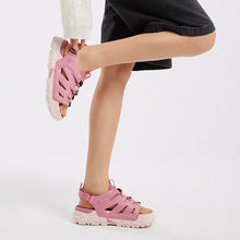 將圖片載入圖庫檢視器 AKIII CLASSIC Yosemite Tracker V2 粉紅色抽繩厚底涼鞋