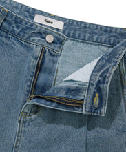 將圖片載入圖庫檢視器 FALLETT Bermuda 藍色牛仔短褲