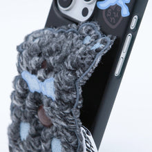 將圖片載入圖庫檢視器 SECOND UNIQUE NAME Oreo黑小熊絨毛手機殼