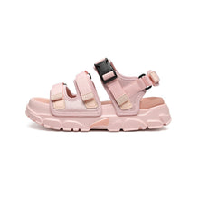 將圖片載入圖庫檢視器 AKIII CLASSIC Granada 雙魔鬼氈粉紅涼鞋