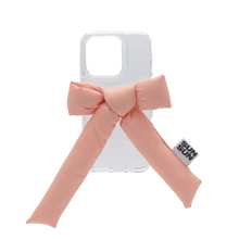 將圖片載入圖庫檢視器 SECOND UNIQUE NAME 大蝴蝶結粉桃手機殼