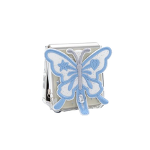 將圖片載入圖庫檢視器 SECOND UNIQUE NAME 透明蝴蝶藍色手機殼 (Z FLIP)