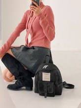 將圖片載入圖庫檢視器 MARHEN.J Mark 黑色簡約背包
