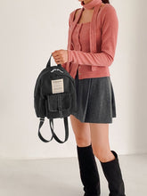 將圖片載入圖庫檢視器 MARHEN.J Mark 黑色簡約背包
