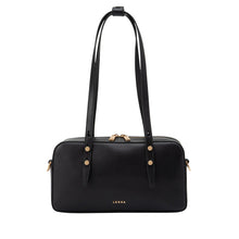 將圖片載入圖庫檢視器 LOEKA Cube 黑色兩用長方形肩背包