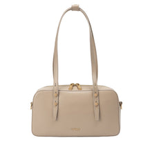 將圖片載入圖庫檢視器 LOEKA Cube 米啡色兩用長方形肩背包