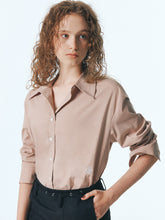 將圖片載入圖庫檢視器 CITYBREEZE 防皺經典米駝色長袖襯衫