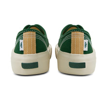 將圖片載入圖庫檢視器 ELLDU Toe-Easy 綠色厚底帆布鞋