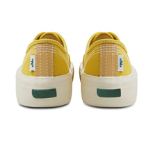 將圖片載入圖庫檢視器 ELLDU Toe-Easy 芥末黃色厚底帆布鞋
