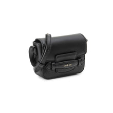 將圖片載入圖庫檢視器 LOEKA Fave 黑色迷你側背翻蓋卡包