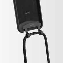 將圖片載入圖庫檢視器 ARNO M 可拆式 編繩背帶手機殼_黑色