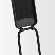 將圖片載入圖庫檢視器 ARNO M 可拆式 編繩背帶手機殼_黑色