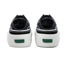 將圖片載入圖庫檢視器 ELLDU Underlay 黑色厚底帆布鞋