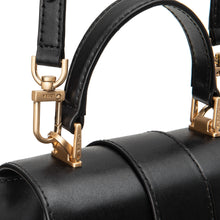 將圖片載入圖庫檢視器 LOEKA Objet 優雅牛皮迷你黑色手提肩背包