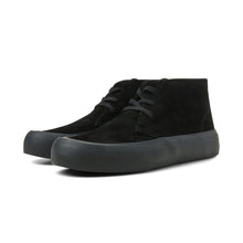 將圖片載入圖庫檢視器 ELLDU Buskin 黑色低筒麂皮厚底靴