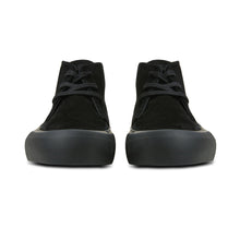 將圖片載入圖庫檢視器 ELLDU Buskin 黑色低筒麂皮厚底靴