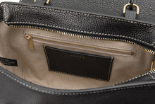 將圖片載入圖庫檢視器 LOEKA Fave 荔枝紋牛皮 黑色手提肩背包