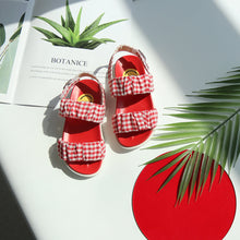 將圖片載入圖庫檢視器 THANK YOU SHOES MUCH Viva 格紋涼鞋 5色