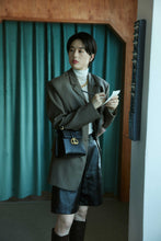 將圖片載入圖庫檢視器 LOEKA Objet 優雅牛皮迷你黑色手提肩背包