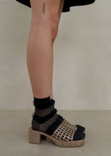 將圖片載入圖庫檢視器 HEAVENLY JELLY Wedge Glitter 金色高跟果凍鞋